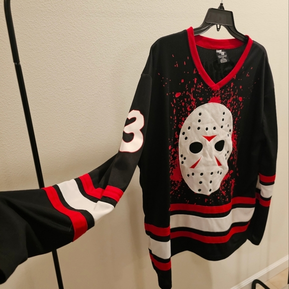 Halloween HORROR hockey JERSEY - Picture 2 of 6
